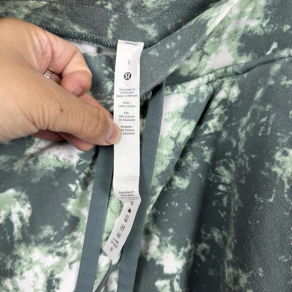 Lululemon Scuba Sweatpants Fleece Women’s Size 2 High Rise Tie Dye Print Casual - Picture 5 of 8